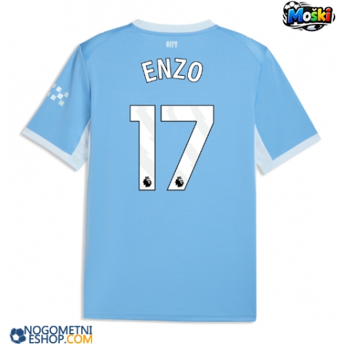 Moški Nogometni dresi Manchester City Enzo Fernandez #17 Domači 2026-27 Kratek Rokav